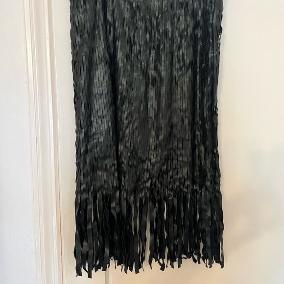 DO+BE Do & Be Black Pencil Fringe Tassel Skirt - Picture 3 of 7